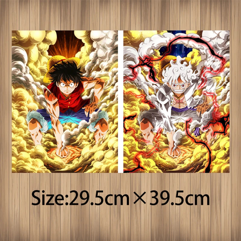 "Póster Flip 3D Gear 5 – Arte Anime de Batalla Épica